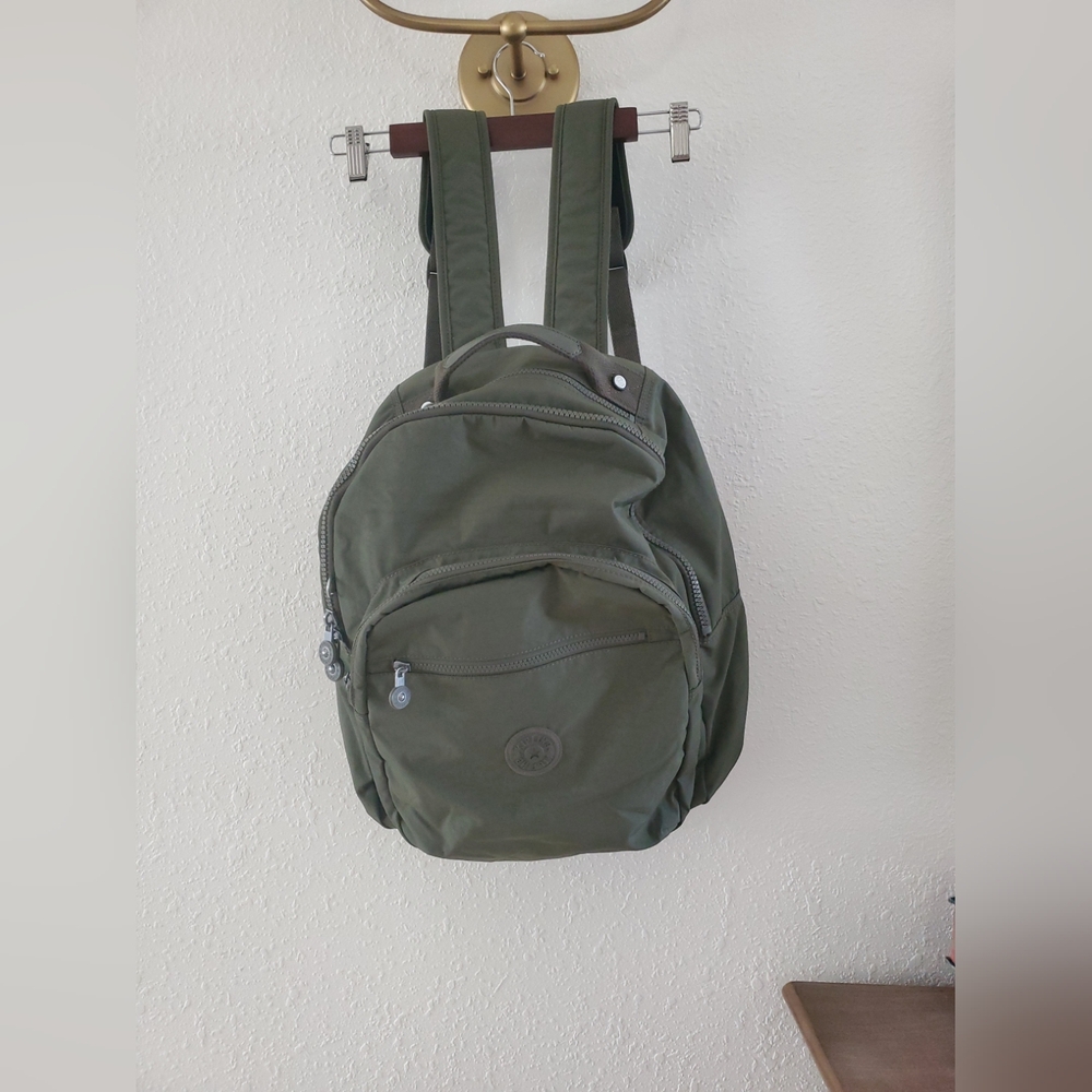 Kipling Seoul Backpack Jaded Green School Bag Travel $124 NWOT